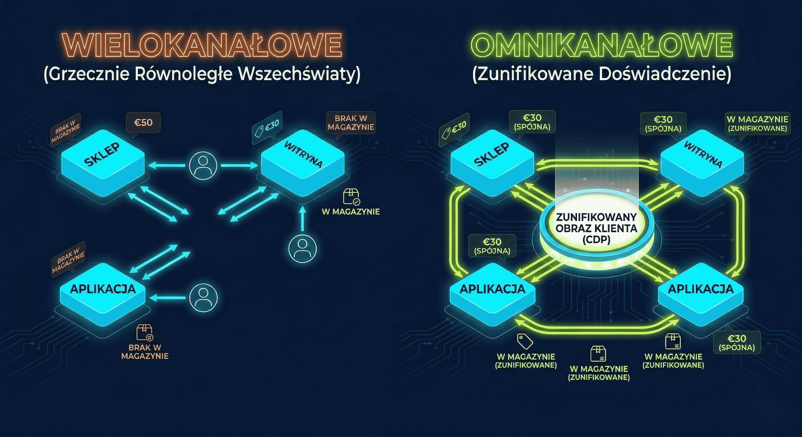 multichannel vs omnichannel