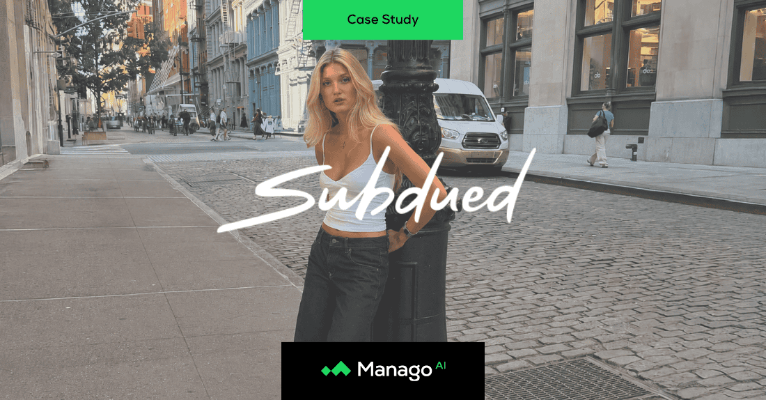 Case Study: How Subdued Scaled with Manago AI