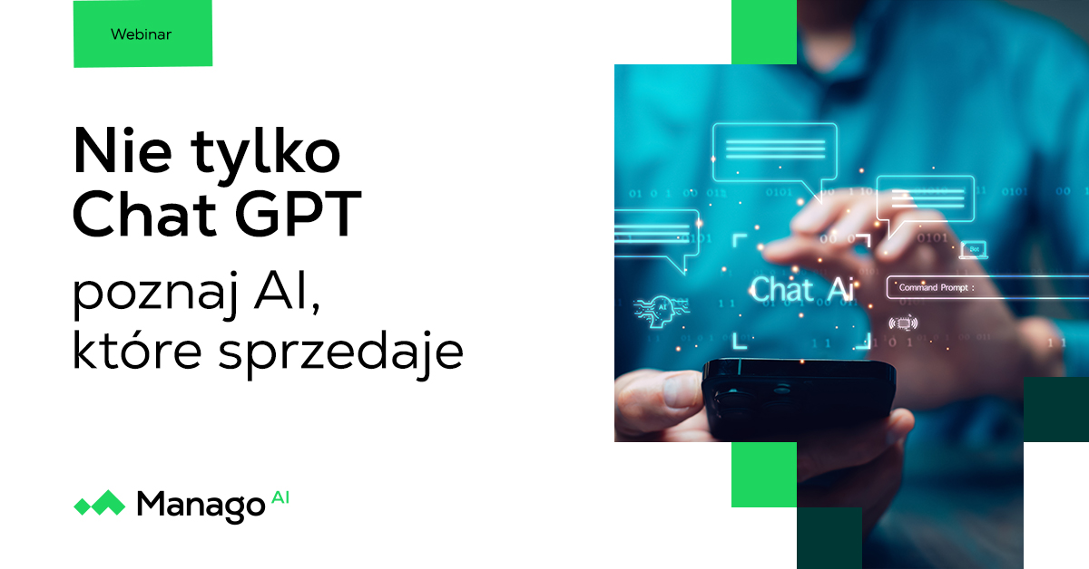 Nie tylko Chat GPT – poznaj AI, które sprzedaje